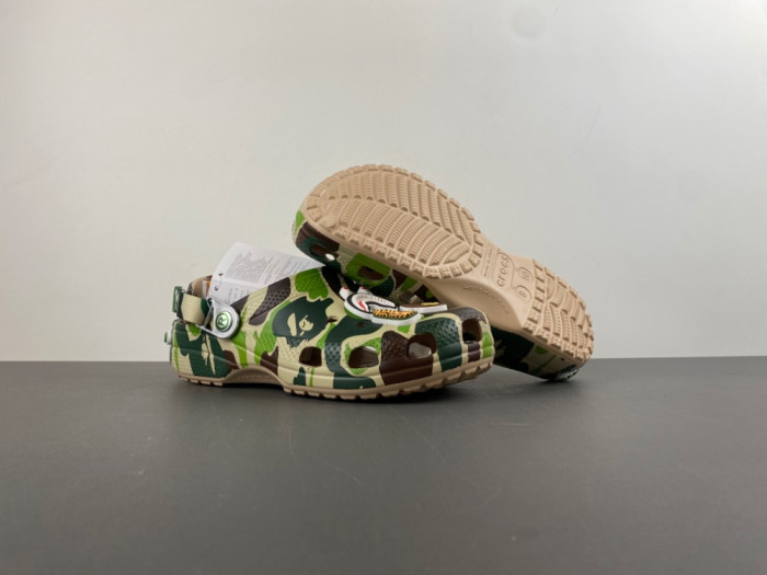 bape x Cr*0*s classic clog 