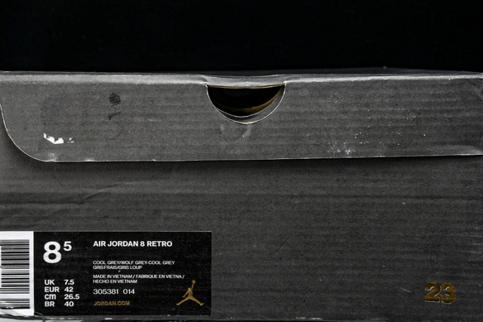 Air Jordan 8 Retro "Cool Grey" 305381-014