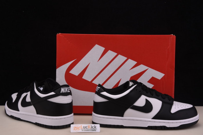 nike dunk low retro white black (2021) dd1391-100