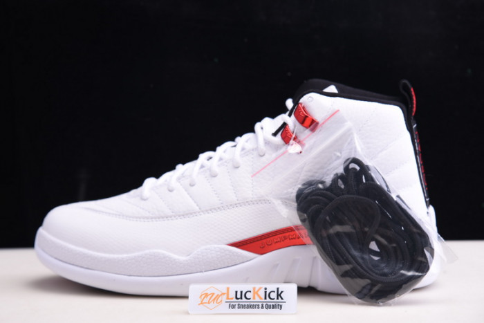 jordan 12 white flame red ct8013-106
