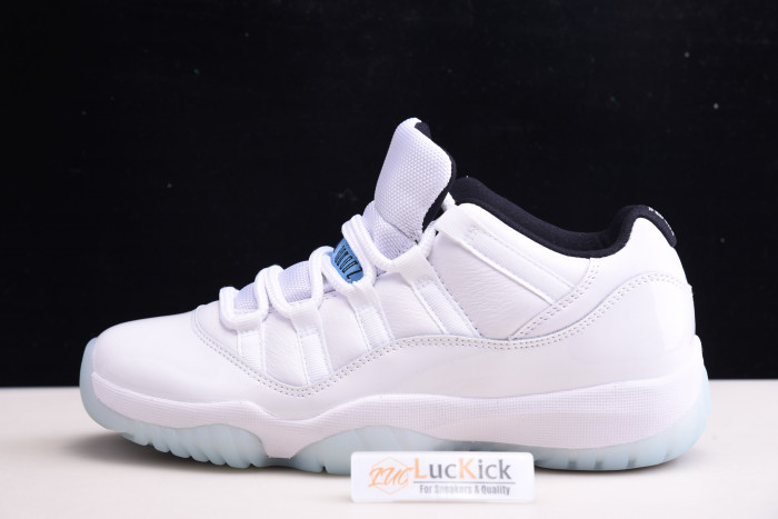 jordan 11 retro low legend blue (gs)  av2187-117