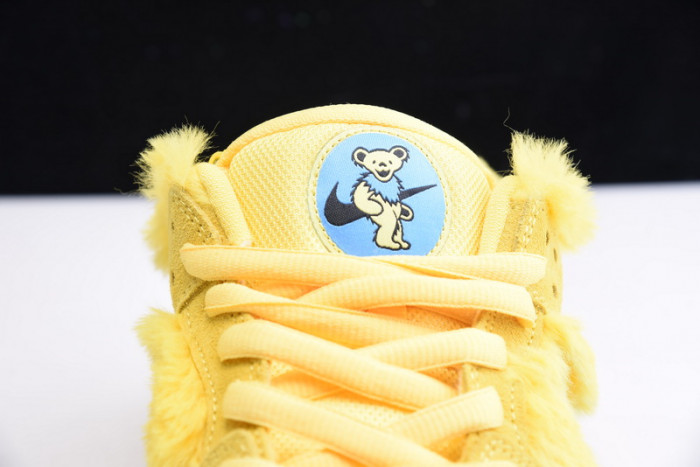 grateful dead x nike sb dunk low“ yellow bear” cj5378-700