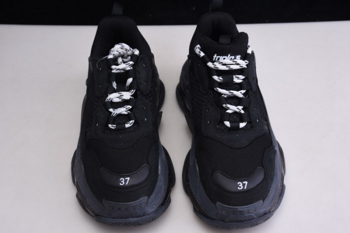 balenga triple s black clear sole 544351 w09o 11000