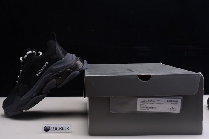 balenga triple s black clear sole 544351 w09o 11000