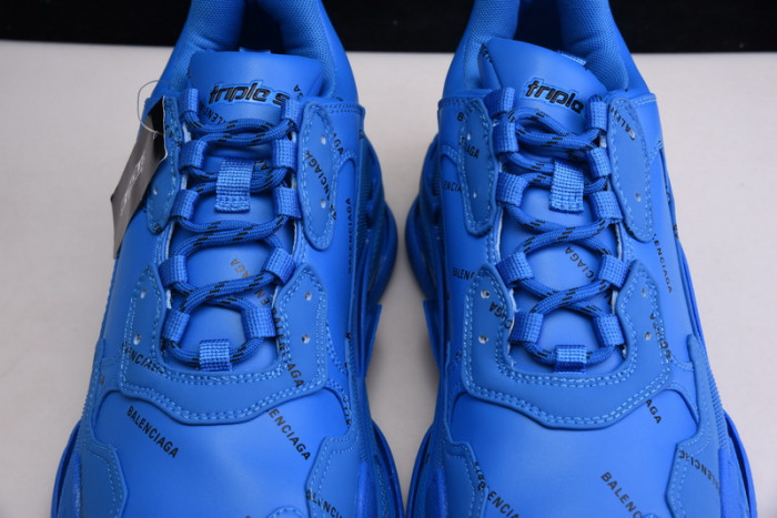 BALENGA TRIPLE-S SNEAKER BULE LETTERS 536737 W06E2 0848