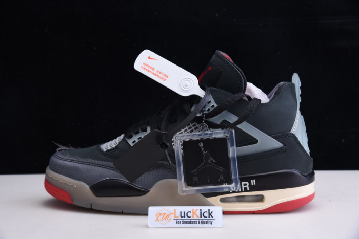 jordan 4 ow x air jordan 4 “bred” cv9388-001