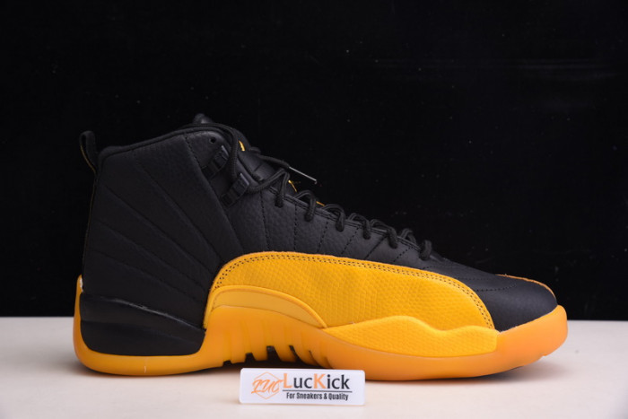 jordan 12 retro black university gold 130690-070