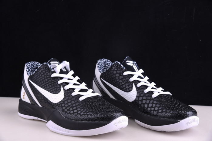 nike kobe 7 vi white and black blanc et noir cw2190-002