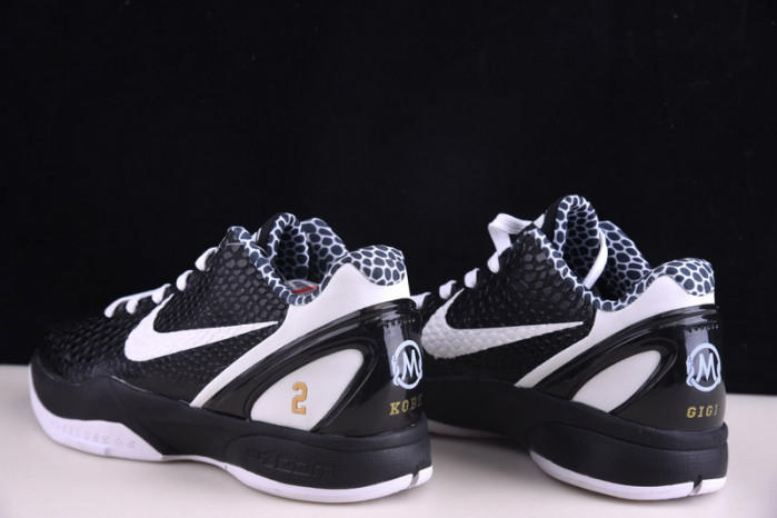 nike kobe 7 vi white and black blanc et noir cw2190-002