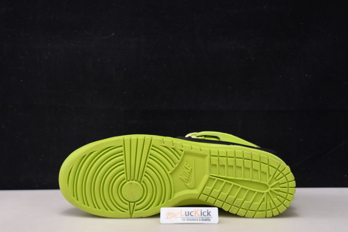 nike dunk high ambush flash lime cu7544-300