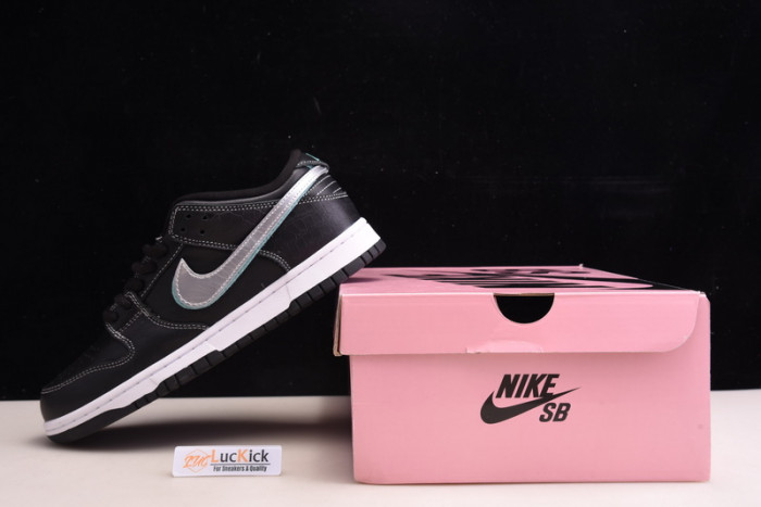 nike sb dunk low Di*m*nd s*pply co black Di*m*nd bv1310-001