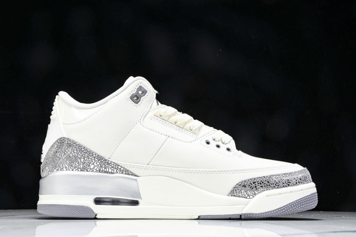 Air Jordan 3 Retro “Sail/Metallic Silver” CK9246-100