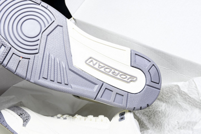 Air Jordan 3 Retro “Sail/Metallic Silver” CK9246-100