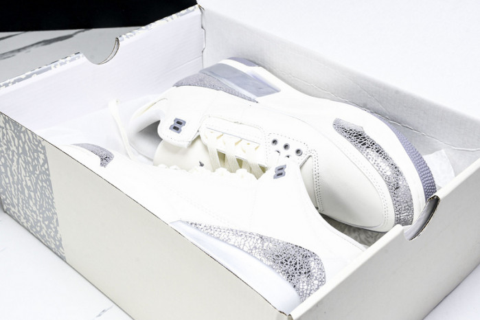 Air Jordan 3 Retro “Sail/Metallic Silver” CK9246-100