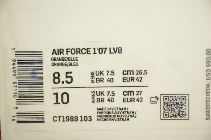 nike air force 1  ct1989103