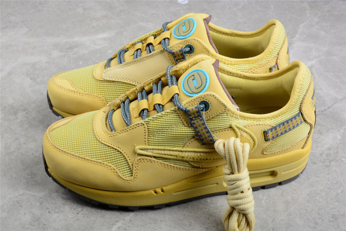 travis scott x nike air max 1 wheat do9392-700