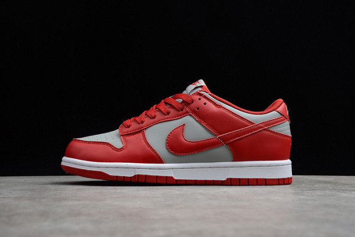 nike dunk low retro medium grey varsity red dd1391-002