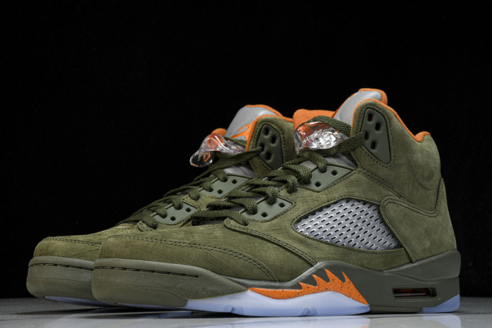 air jordan 5 low “olive”  dd0587-308