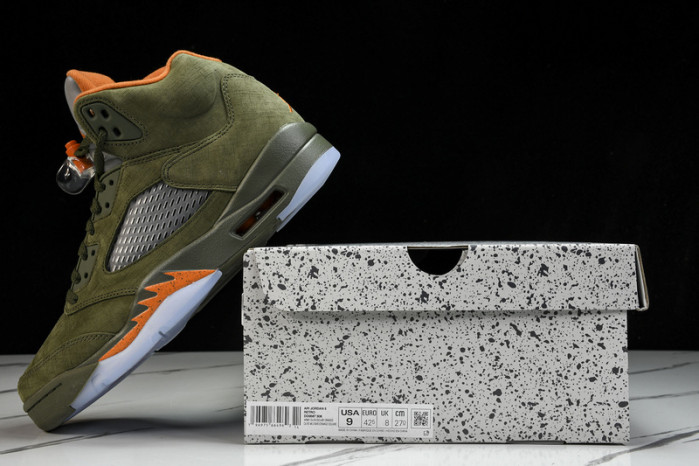 air jordan 5 low “olive”  dd0587-308