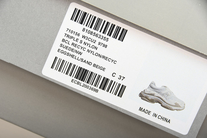 balenga triple s black clear sole    btsbcs-033