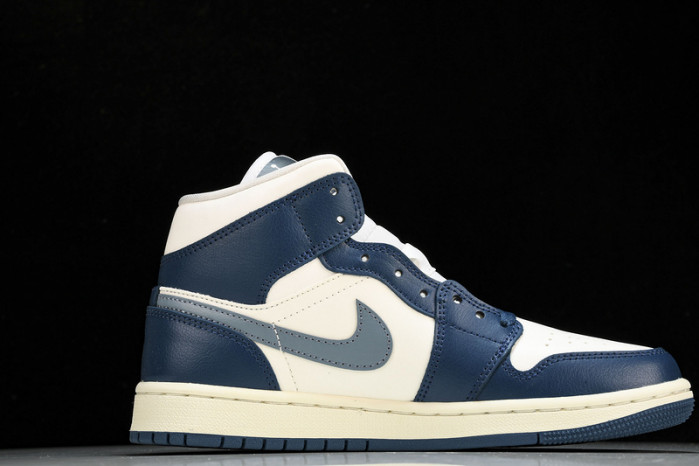 air jordan 1 mid“sky j french blue”   bq6472-414