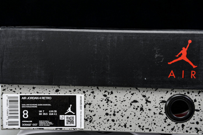 Jordan 4 Retro Cool Grey 308497-007