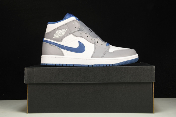 air jordan 1 mid "true blue"    dq8426-014