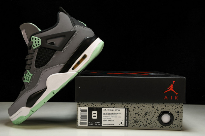 jordan 4 retro green glow 308497-033