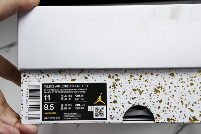 air jordan 4 retro  aq9129-101