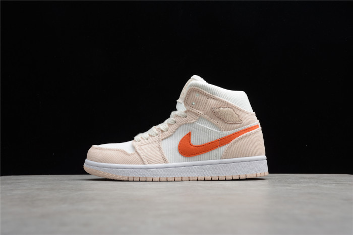 air jordan 1 mid corduroy womens  da8009-108