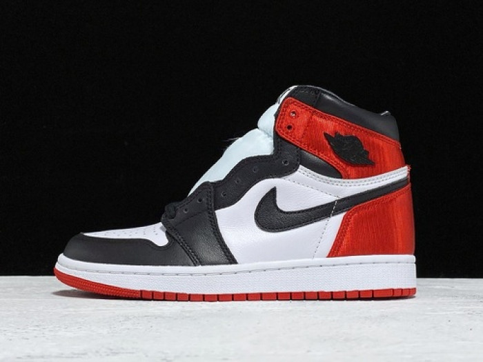 jordan 1 retro high satin black toe (w) cd0461-016