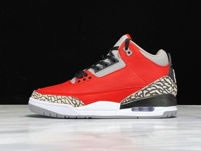 jordan 3 retro fire red cement (nike chi) cu2277-600