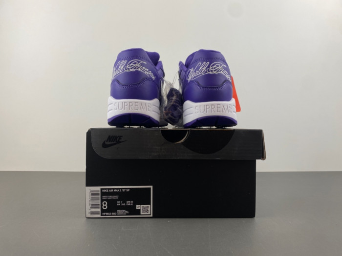 Supreme x Nike Air Max 1 “Varsity Purple” HF8813-500