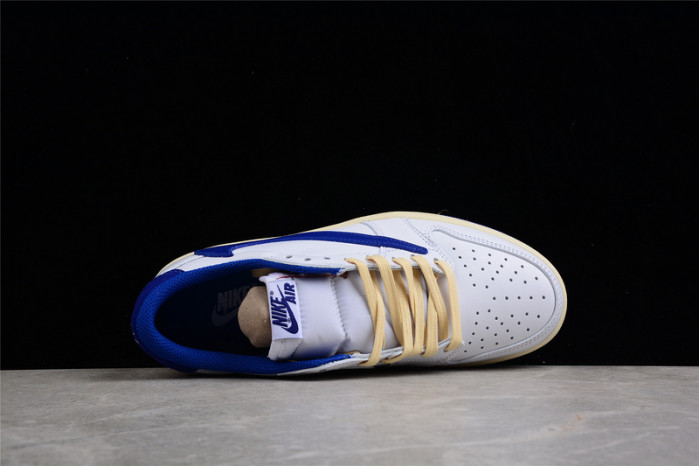 fragment design x travis scott x air jordan 1 retro low white royal blue    dm9868-218