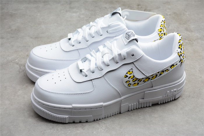 nike air force 1 low pixel white leopard (w) dh9632-101