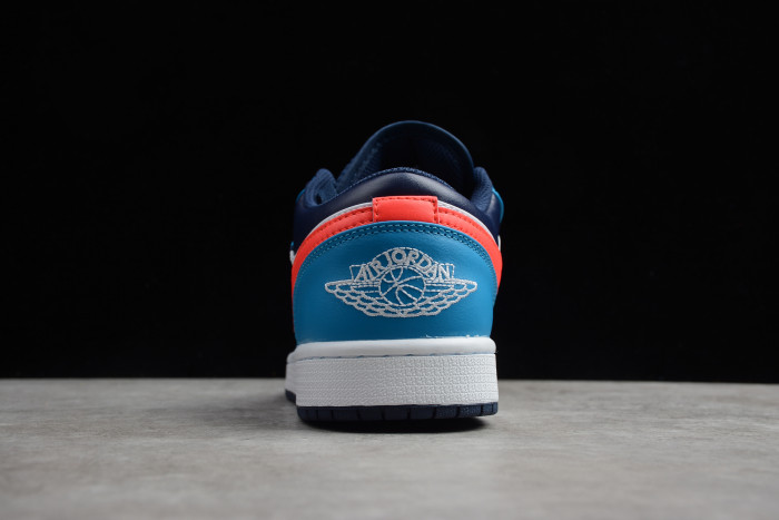 air jordan 1 low with added tri-color ribbons cv4892-100