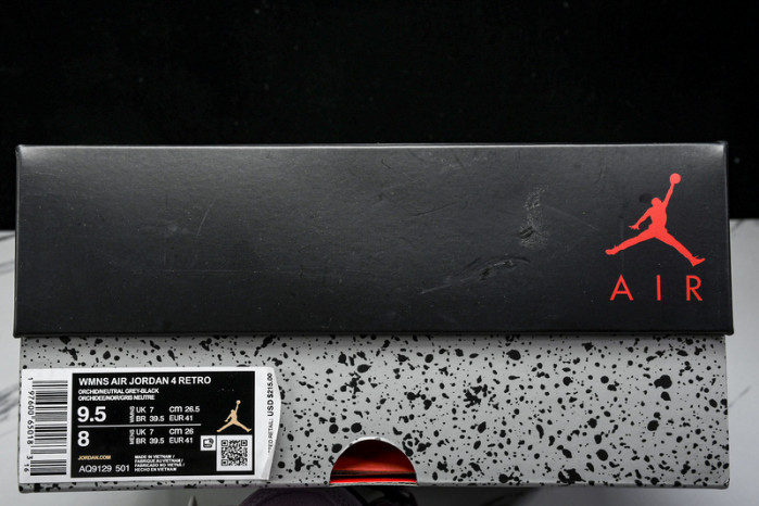 air jordan 4 wmns “orchid”  aq9129-501