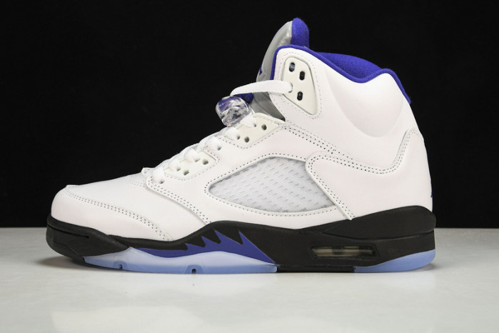 air jordan 5 white/dark concord-black  dd0587-141