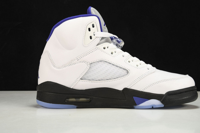 air jordan 5 white/dark concord-black  dd0587-141
