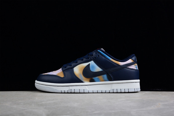 nike dunk low graffiti navy   dm0108-400