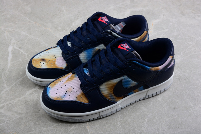 nike dunk low graffiti navy   dm0108-400
