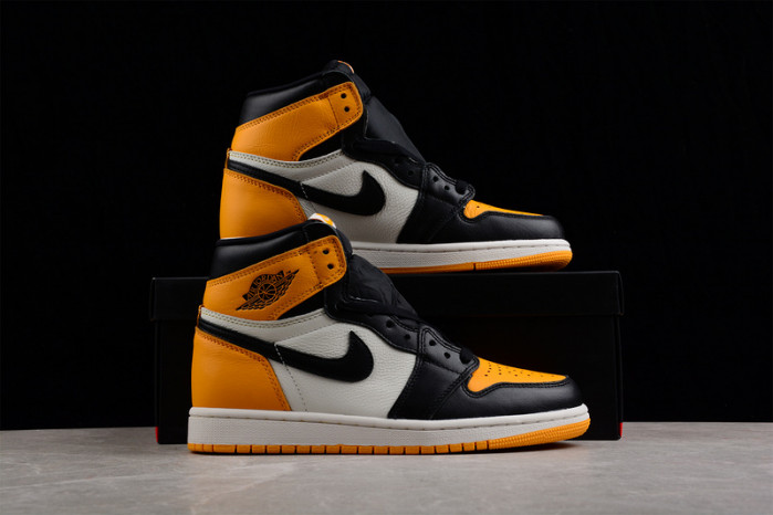 air jordan 1 high og "yellow toe"  555088-711