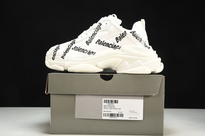 balenga triple s black clear sole    btsbcs-026