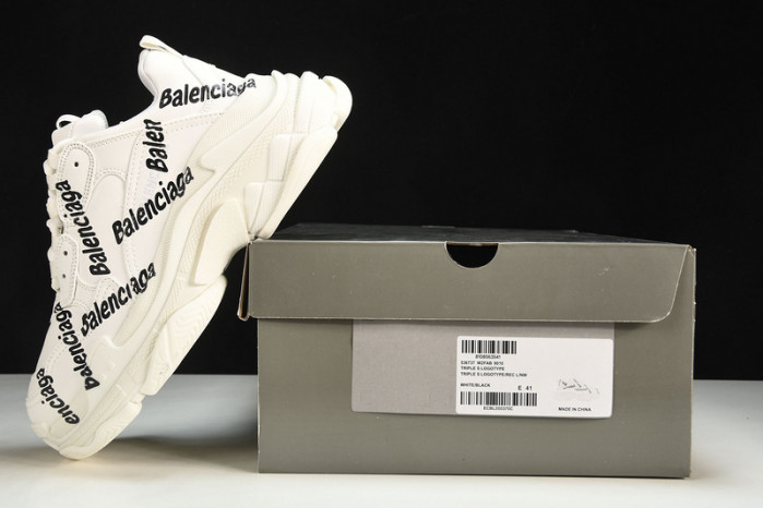 balenga triple s black clear sole    btsbcs-026