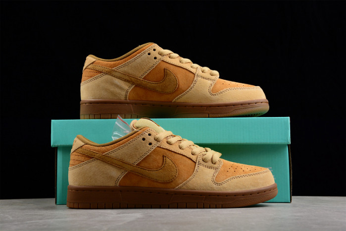 nike sb dunk low pro trd qs "wheat"  883232-700