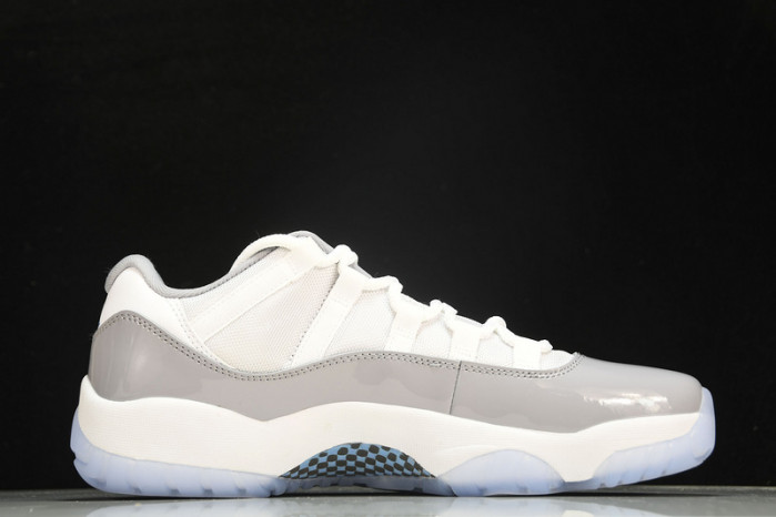 jordan 11 retro low  “cement grey”   av2187-140