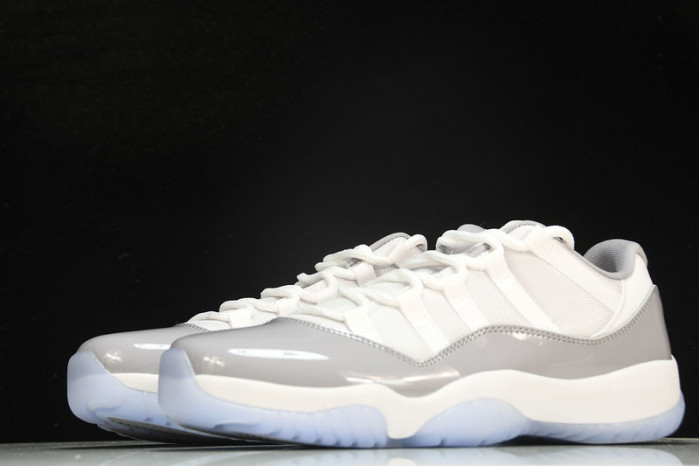 jordan 11 retro low  “cement grey”   av2187-140