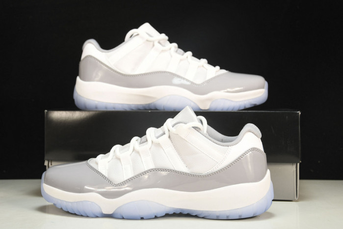 jordan 11 retro low  “cement grey”   av2187-140