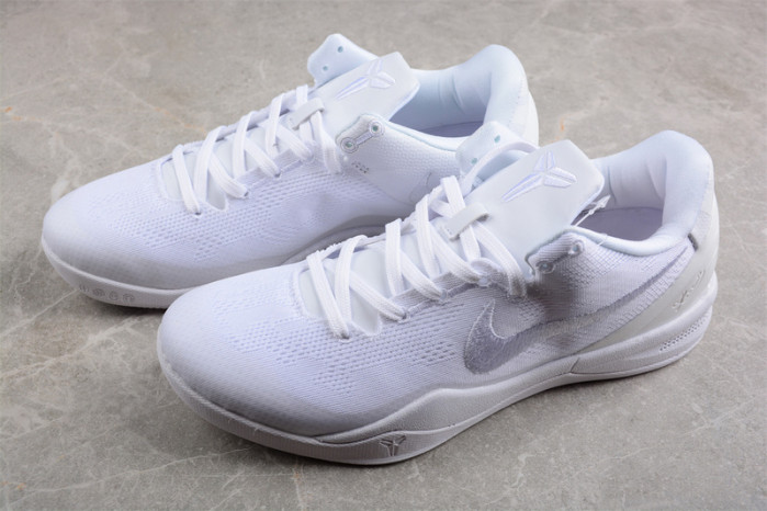 nike kobe 8 protro "triple white"   fj9364-100
