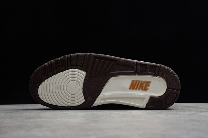 air jordan 3 retro tinker nrg gold metallic dark brown shoes   854262-609